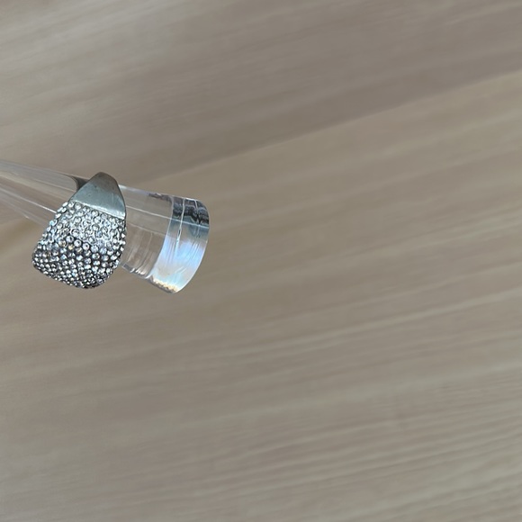 Express Silver Rhinestone Ring 8 - Picture 6 of 6